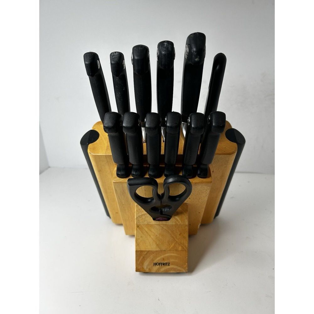 Hoffritz Knife Set 14 Piece Signature Series Vintage EUC